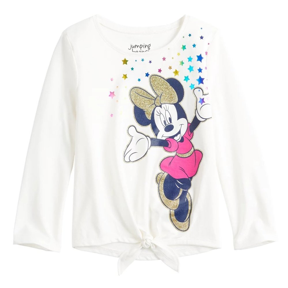 Disney's Minnie Mouse Baby Girl Tie Front Tee by Jumping Beans, Size 12 Months